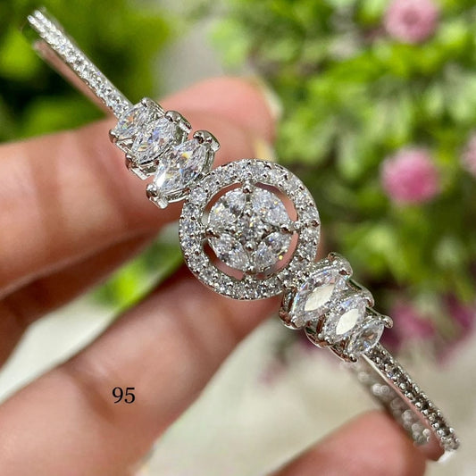 American diamond openable stone bracelet •ad bracelet •ad jewelry •american diamond bracelet • beautiful bracelet