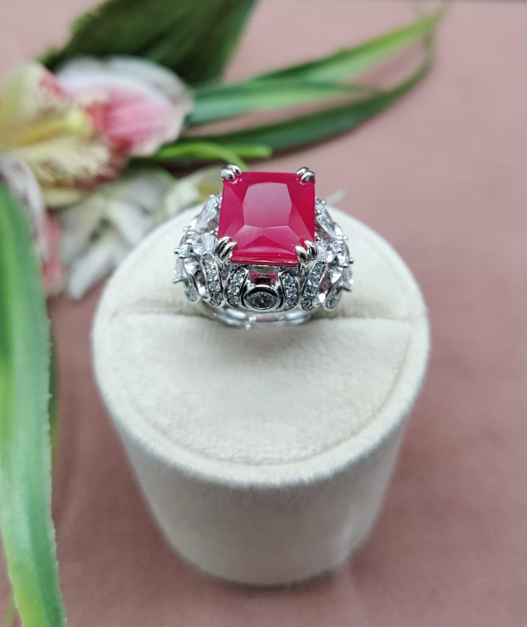Dazzling Brilliance, Luxury American Diamond Adjustable Ring , Luxury Jewelry , Ad Ring jewelry