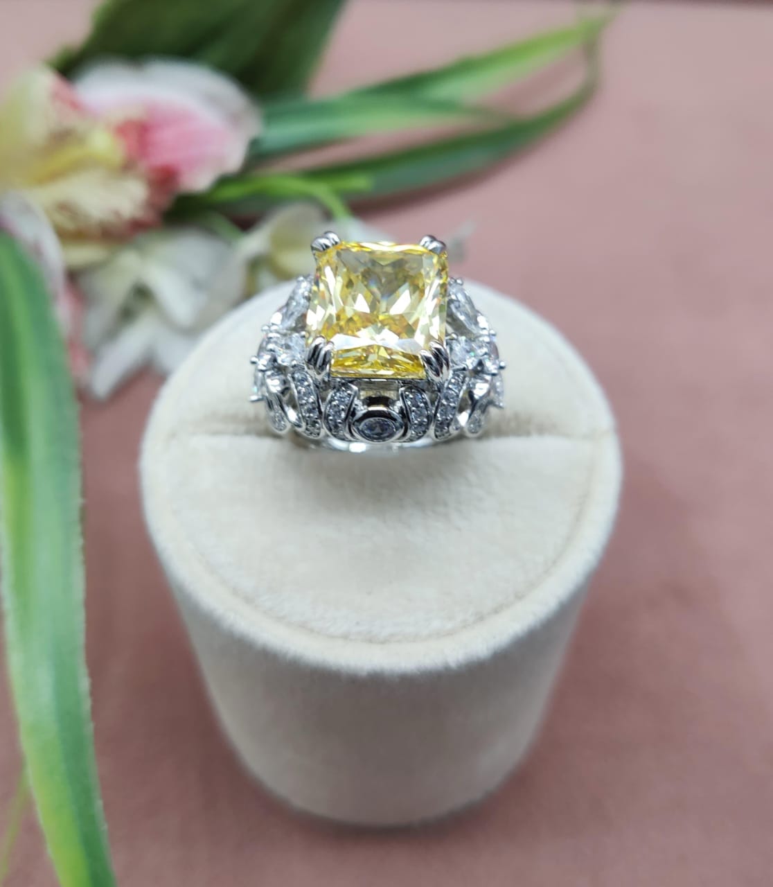Dazzling Brilliance, Luxury American Diamond Adjustable Ring , Luxury Jewelry , Ad Ring jewelry
