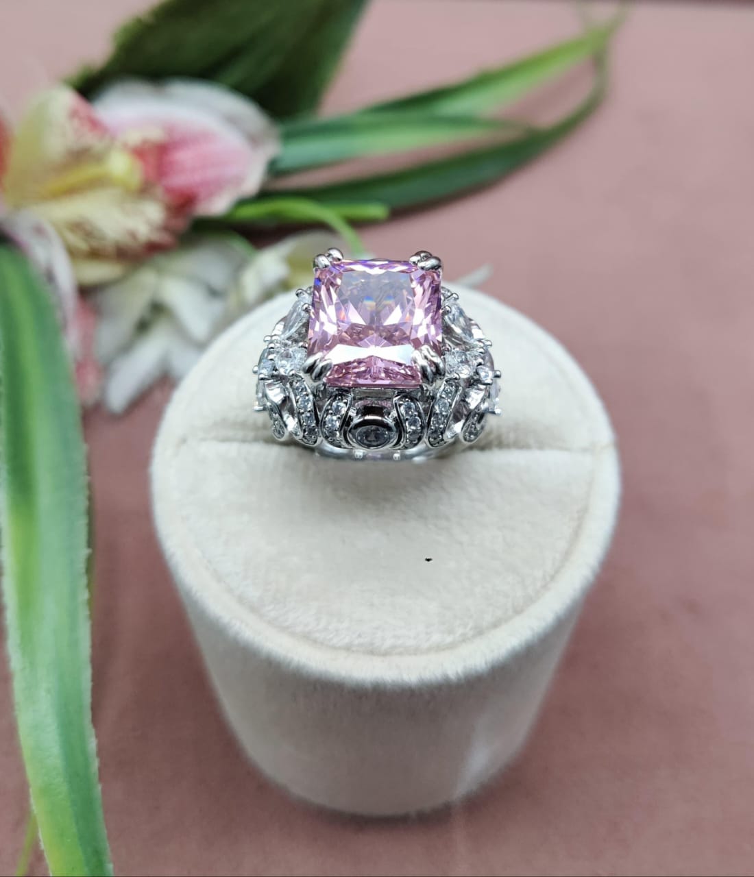 Dazzling Brilliance, Luxury American Diamond Adjustable Ring , Luxury Jewelry , Ad Ring jewelry