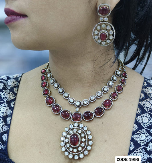 Premium Quality Moissanite Kundan Choker Set with Earrings ,Premium Jewelry , Moissanite Choker , Kundan Jewelry