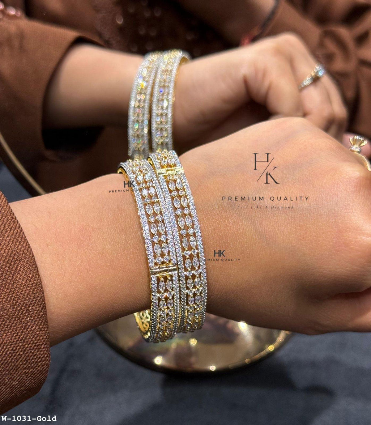 CZ Bangles Set Women | Designer Statement Bracelets | Elegant Wedding Party Wear Stackable Ethnic Jewelry
