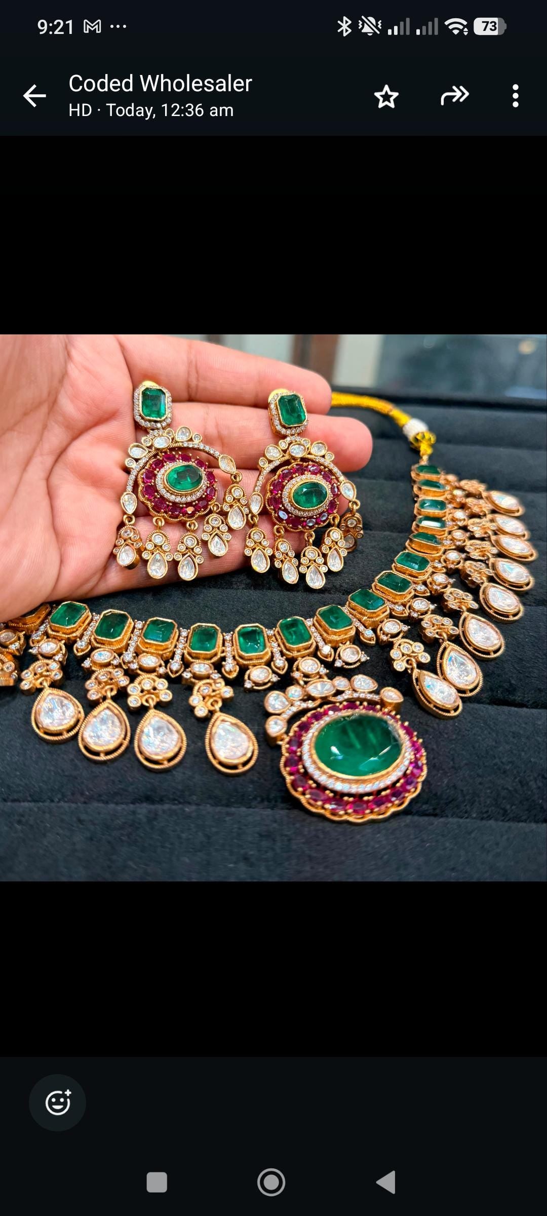Kundan Necklace & Earrings Set, Indian Bridal Jewelry, Traditional Wedding Choker