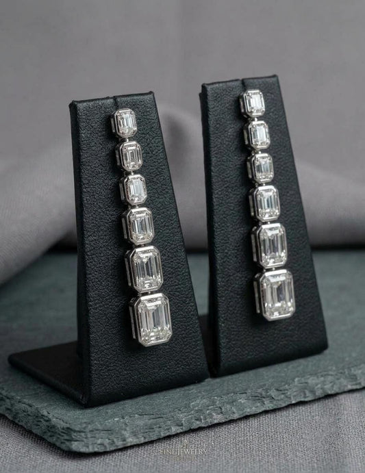 American Diamond Y-Necklace Set | CZ Bridal Jewelry, Drop Earrings