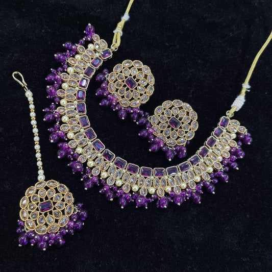Exquisite Polki Kundan Choker Set: A Bridal Must-Have for Pakistani and Indian Elegance
