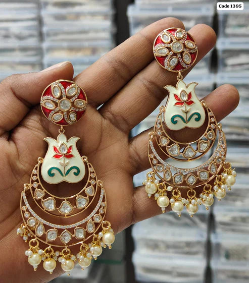 Handpainted Meenakari Kundan Earrings: A Complete Guide to Timeless Indian Elegance