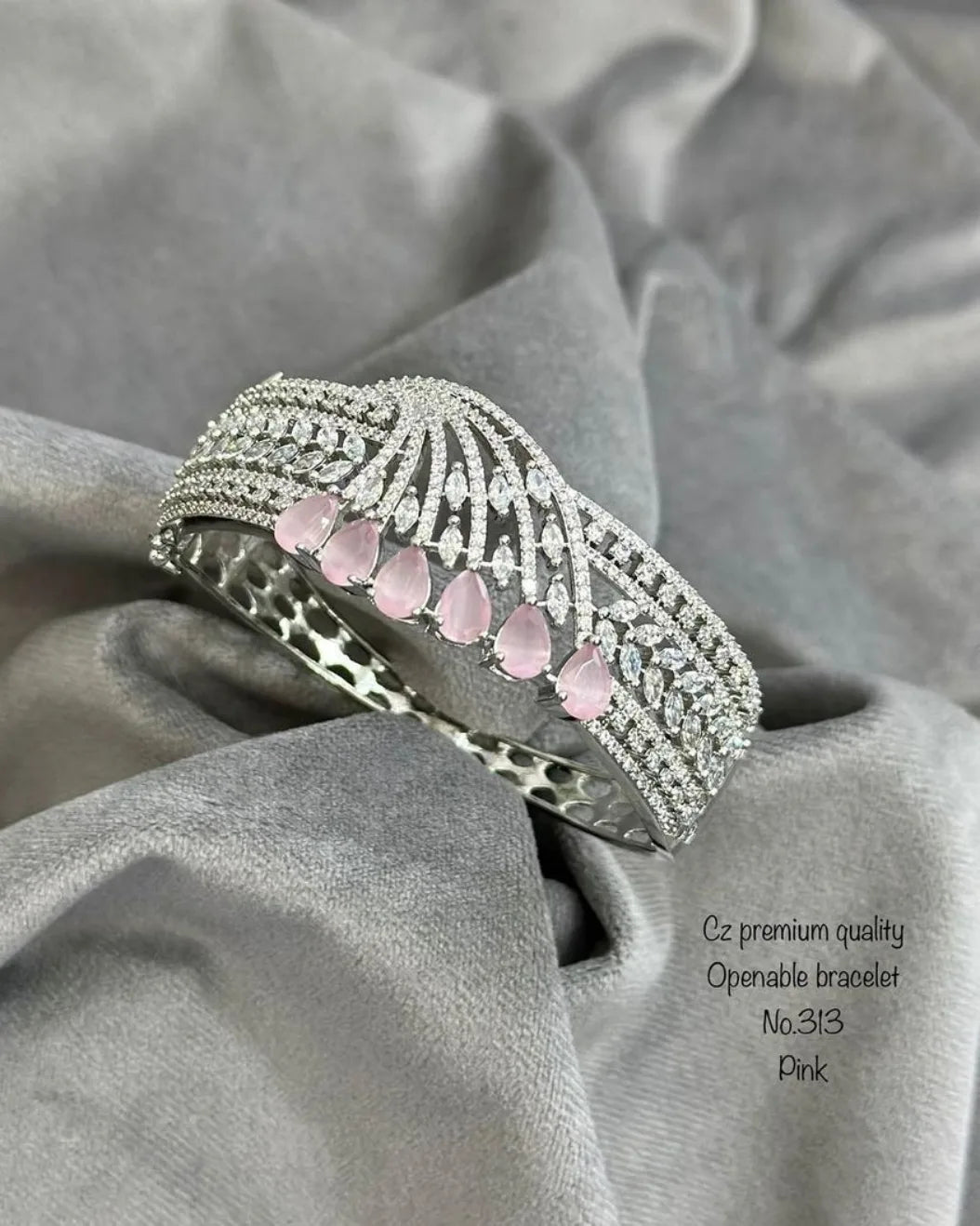 Beautiful American diamond openable bracelet , women's jewellery