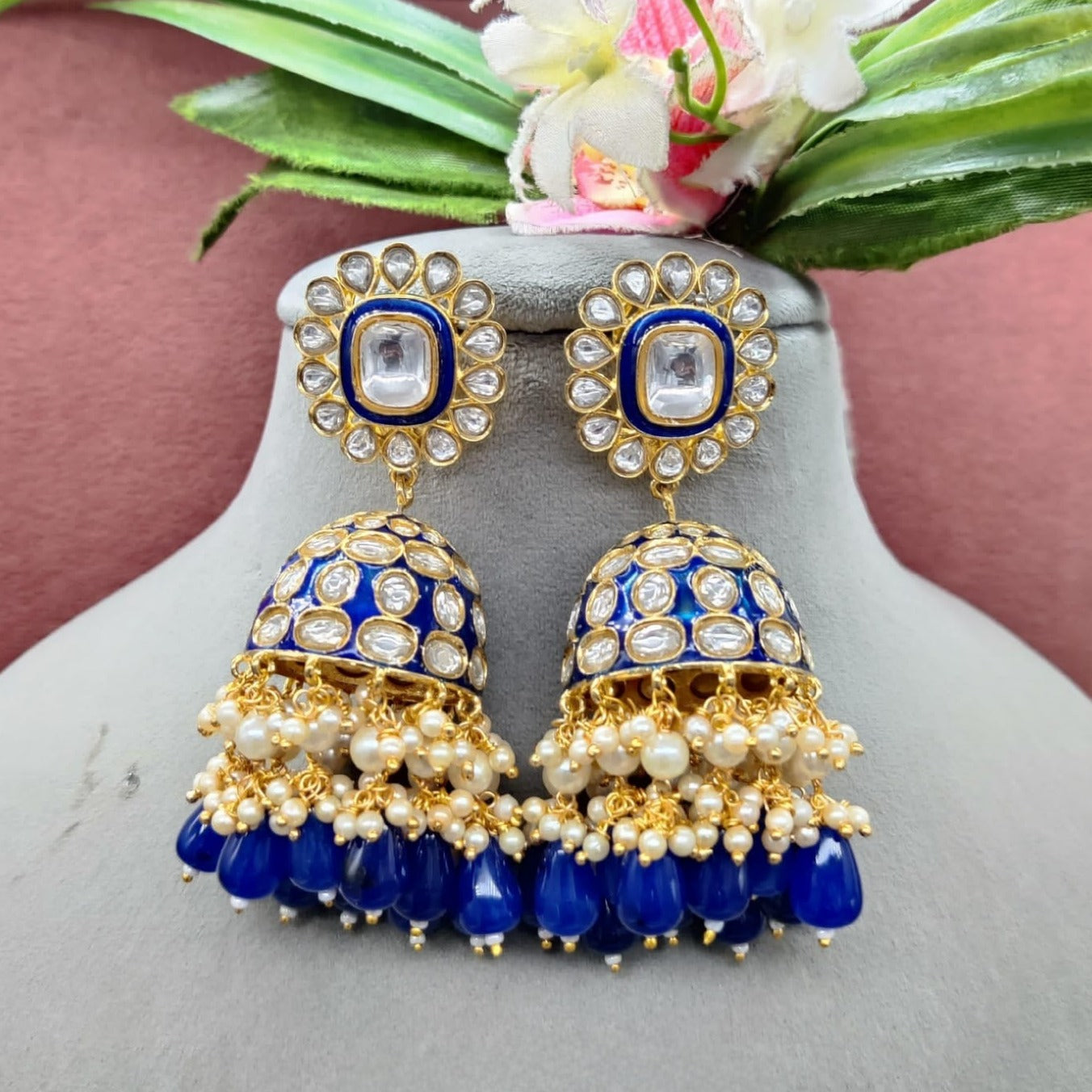 High-Quality Kundan Earrings for Timeless Elegance and Intricate Craftsmanship