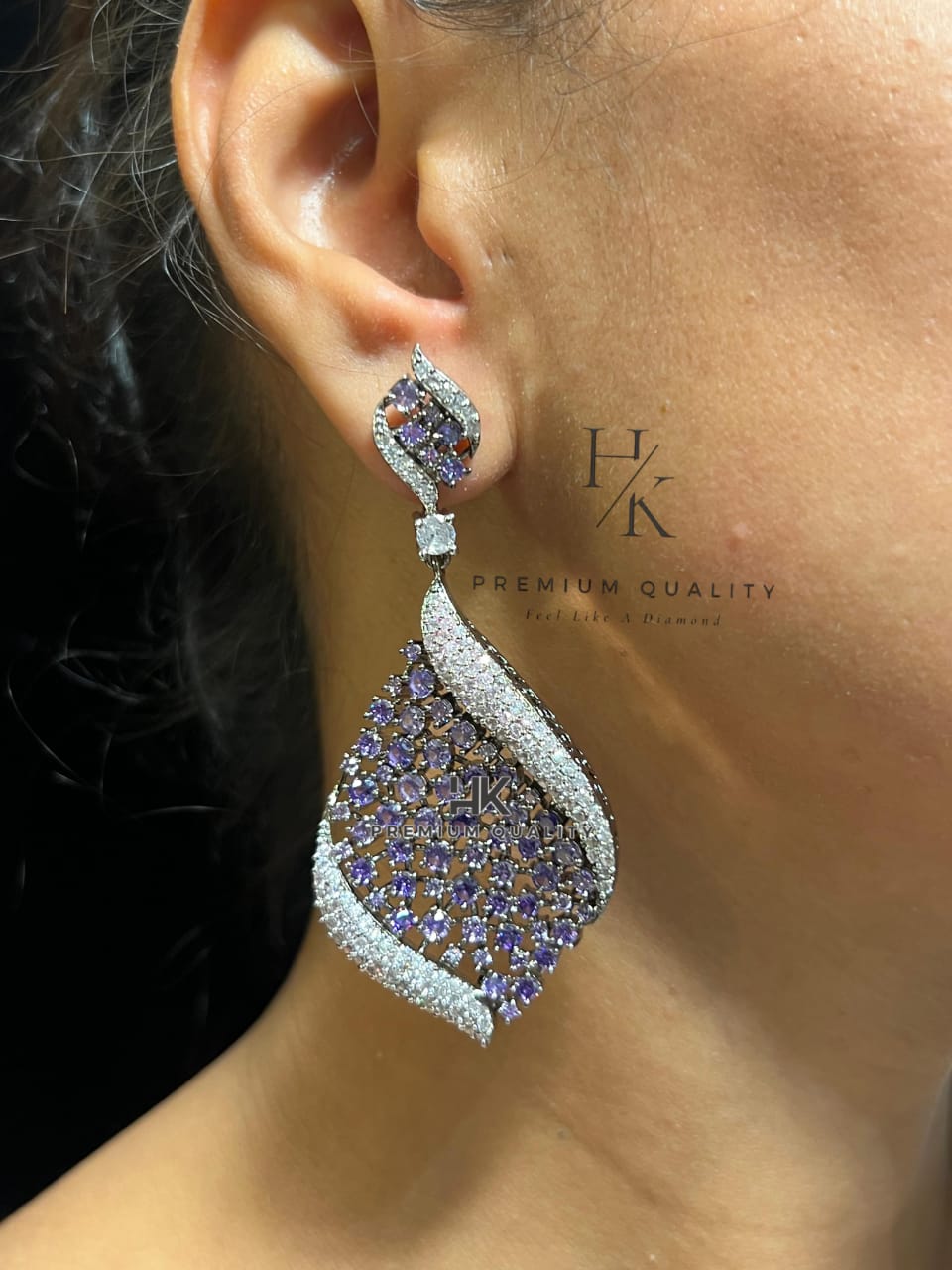 Premium American Diamond Earrings – Crafted for Luxury & Grace