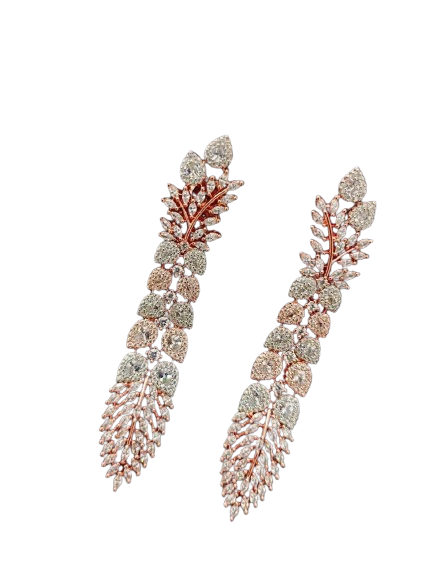 Sagunittujewel: Unique Handmade American Diamond Earrings for Unparalleled Elegance