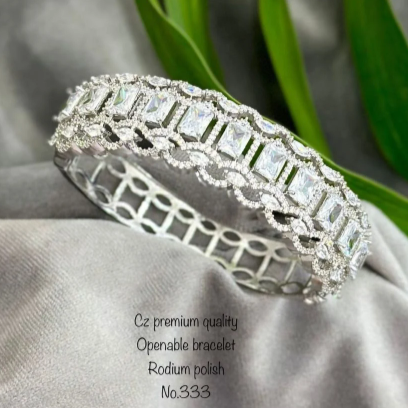 American diamond stone bracelet •ad bracelet •ad jewelry •american diamond bracelet • beautiful bracelet