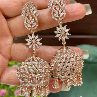 American diamond earring Rahi – Bawaries