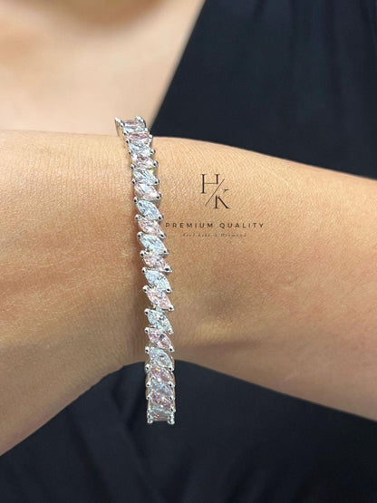 Cubic Zirconia Tennis Bracelet Set: Stackable CZ Eternity Bracelets