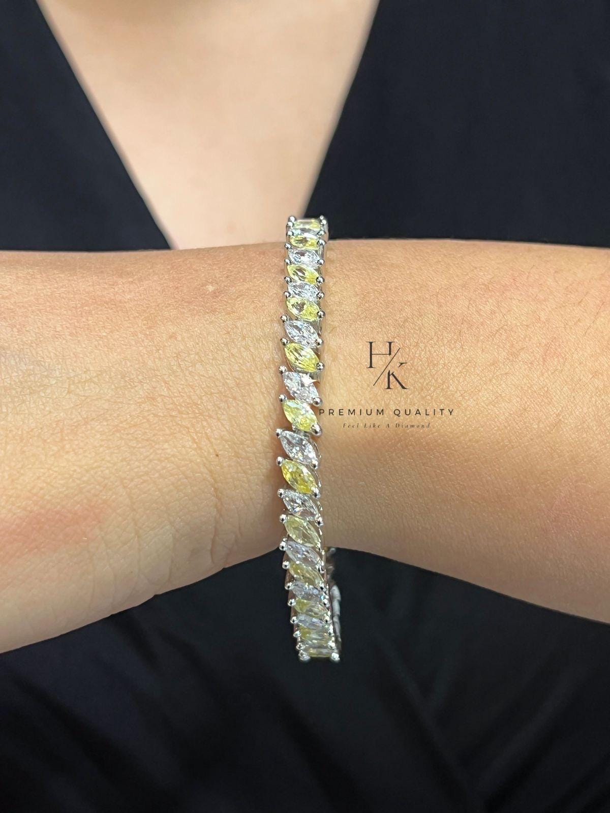 Cubic Zirconia Tennis Bracelet Set: Stackable CZ Eternity Bracelets