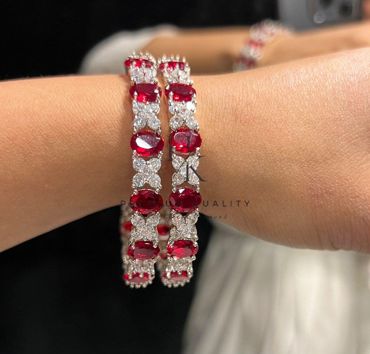 American Diamond Adjustable Bracelet: Bridal & Party Wear