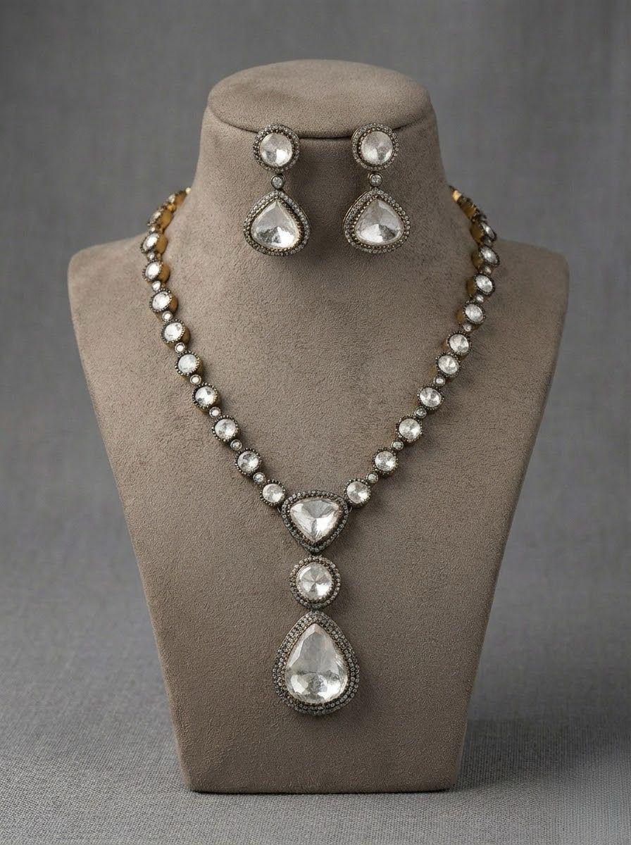 Kundan Pendant Set | Gold Plated Indian Jewelry