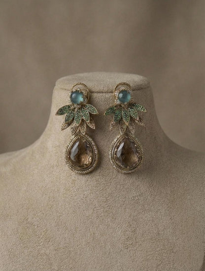 Peacock Kundan Necklace Set | Indian Bridal Jewelry