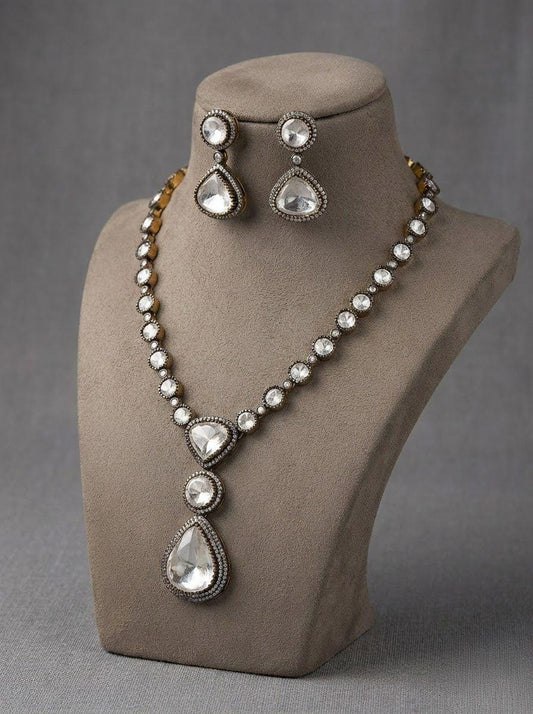 Kundan Pendant Set | Gold Plated Indian Jewelry