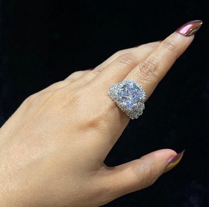 CZ Statement Cocktail Ring | Elegant Bridal Wedding Party Jewelry