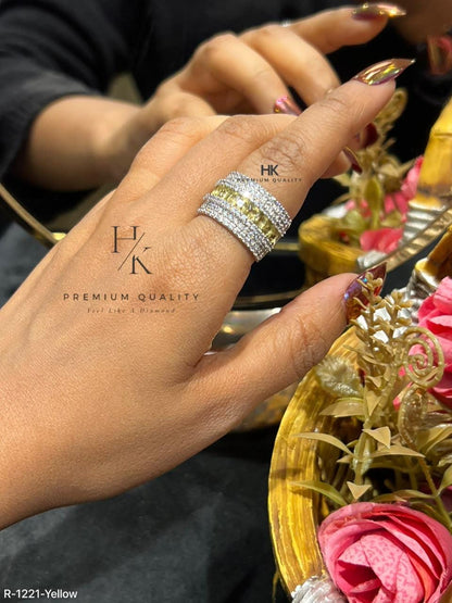 CZ Eternity Band Ring | Stackable Minimalist Bridal Statement Ring