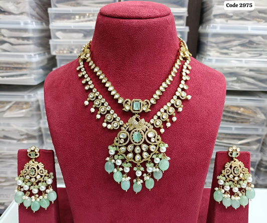 Exquisite Polki Kundan Choker Set with Matching Earrings: Elevate Your Style with Timeless Elegance